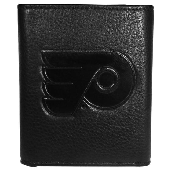 Philadelphia Flyers Embossed Leather Tri-fold Wallet