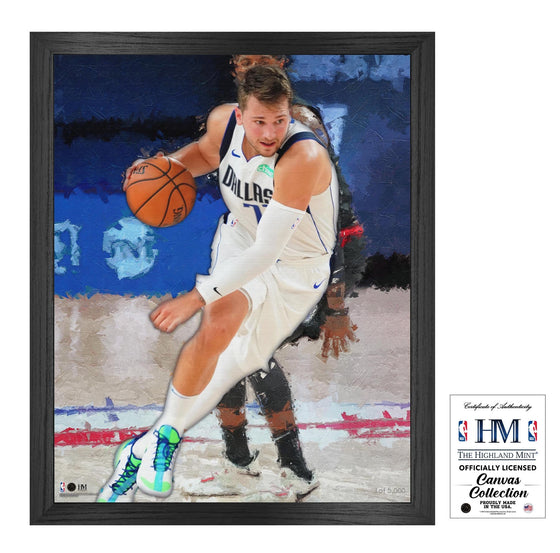 Luka Doncic Dallas Mavericks Framed Canvas