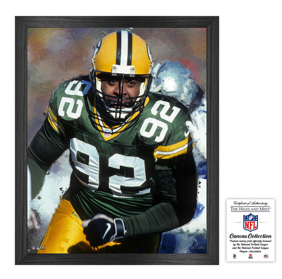 Reggie White Framed Canvas