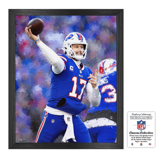 Josh Allen Framed Canvas