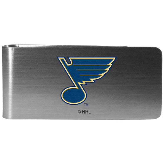 St. Louis Blues Steel Money Clip, Logo