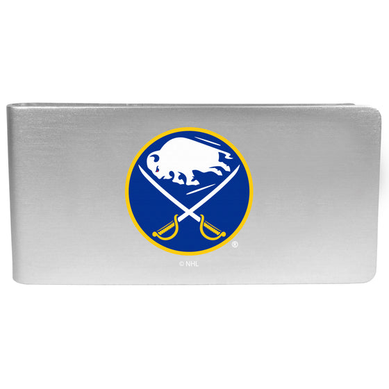 Buffalo Sabres Steel Money Clip, Logo