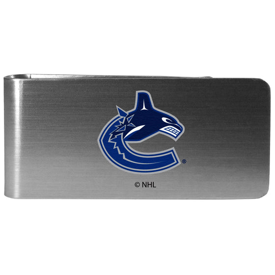 Vancouver Canucks Steel Money Clip, Logo