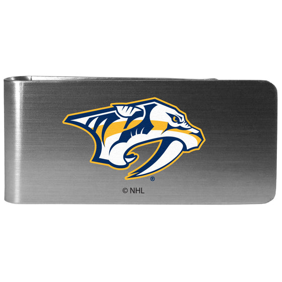 Nashville Predators Steel Money Clip, Logo