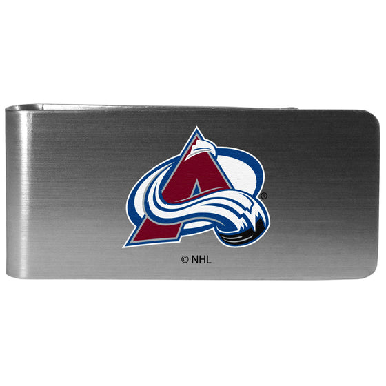 Colorado Avalanche Steel Money Clip, Logo