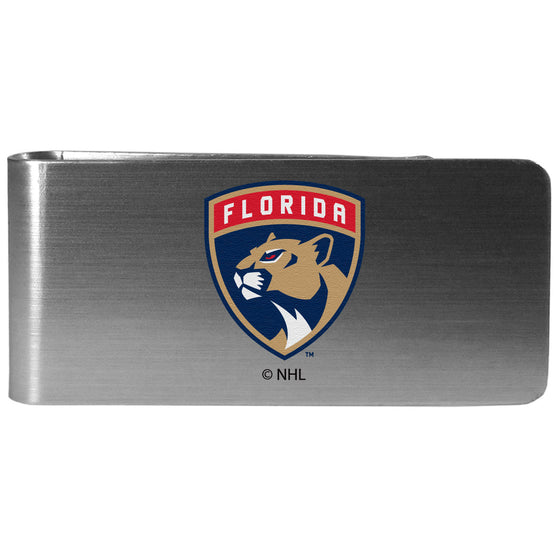 Florida Panthers Steel Money Clip, Logo