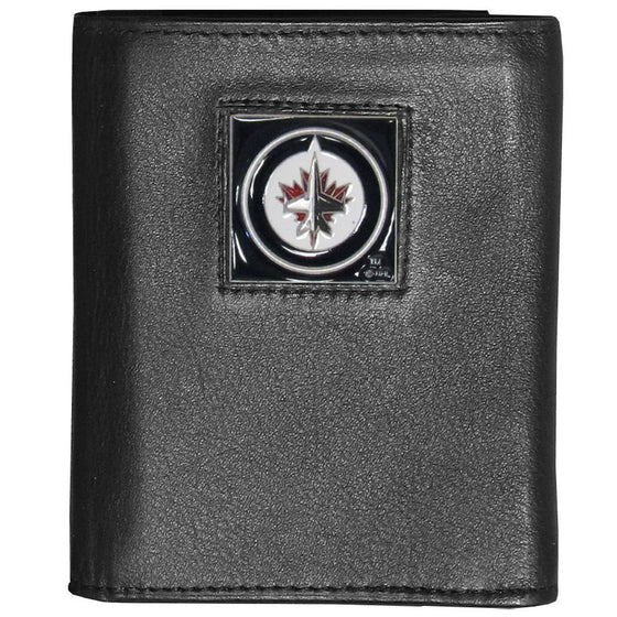 Winnipeg Jets??? Deluxe Leather Tri-fold Wallet