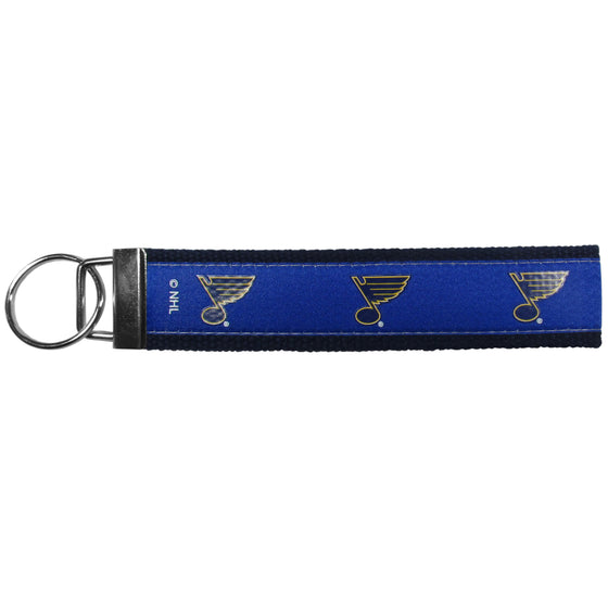 St. Louis Blues Woven Wristlet Key Chain