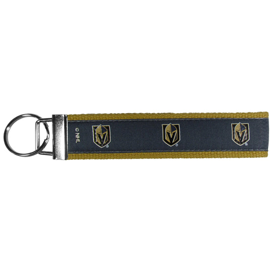 Vegas Golden Knights Woven Wristlet Key Chain