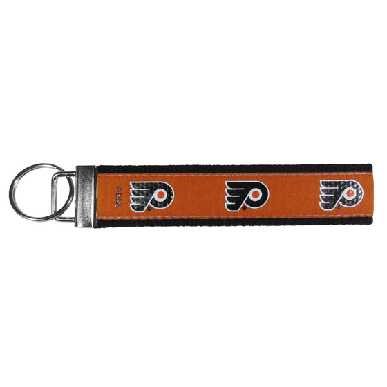 Philadelphia Flyers Woven Wristlet Key Chain