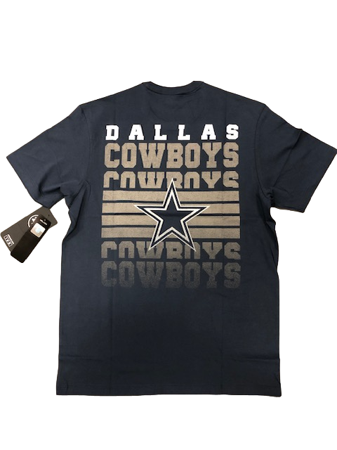 '47 Brand Dallas Cowboys 2-Sided Dual Threat Logo T-Shirt S-2XL