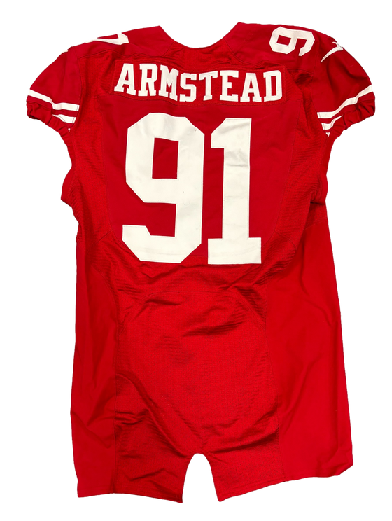 San Francisco 49ers Arik Armstead 2016 Season Game Used Game Worn Jersey