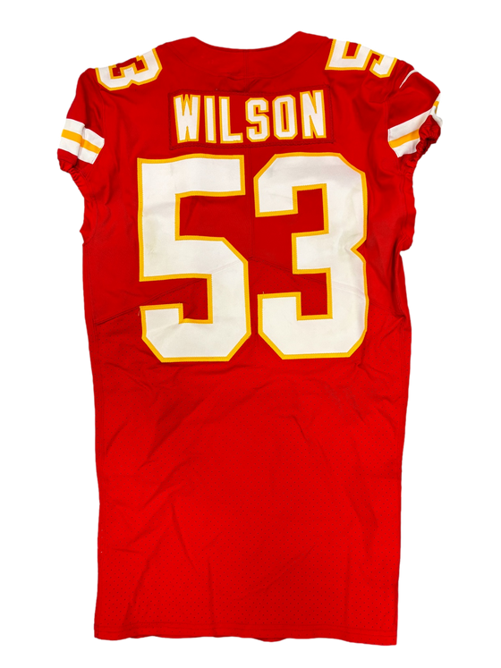 Kansas City Chiefs Ramik WIlson 2017 Game Used Game Worn Jersey