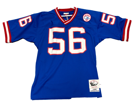 New York Giants Lawrence Taylor Signed Autograph Mitchell & Ness Jersey Fanatics COA