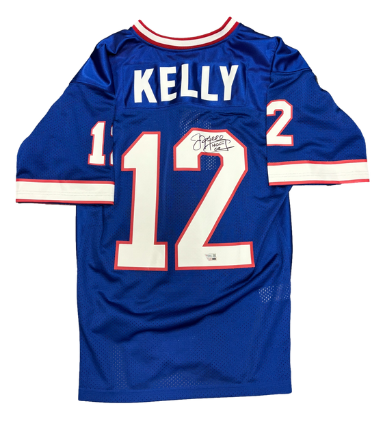 Buffalo Bills Jim Kelly Signed Autograph Mitchell & Ness Jersey Fanatics COA