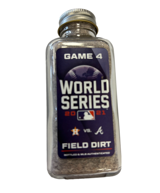 Atlanta Braves 2021 World Series Game 4 Field Used Dirt - MLB Authenticated