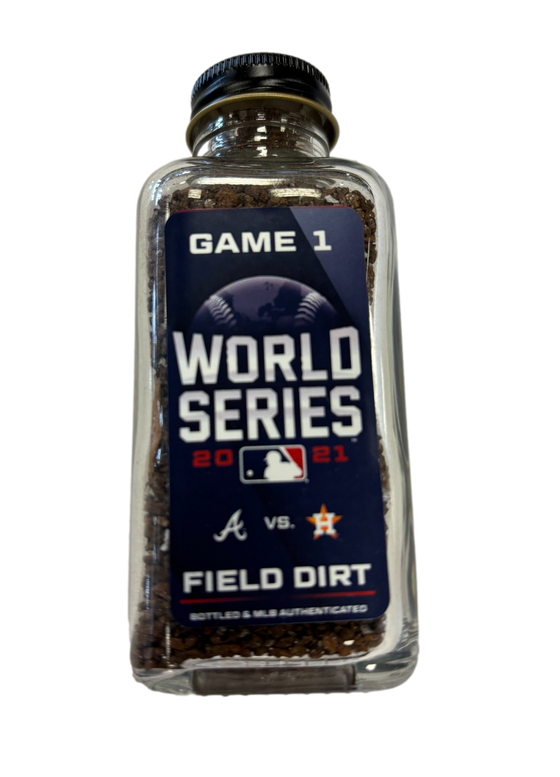 Atlanta Braves 2021 World Series Game 1 Field Used Dirt - MLB Authenticated