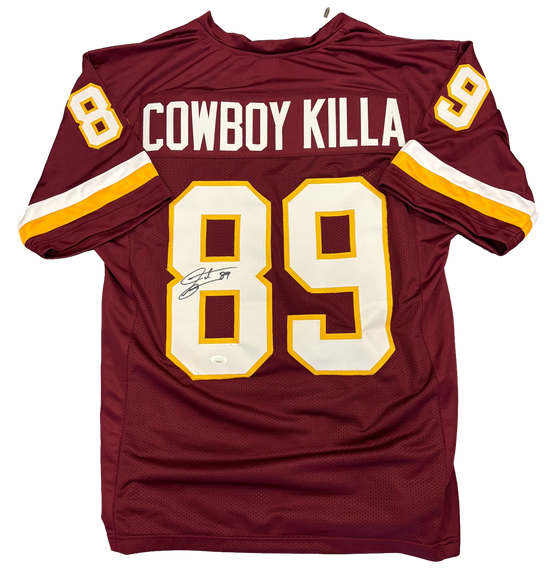 Washington Commanders Santana Moss Signed Cowboy K Jersey - JSA COA