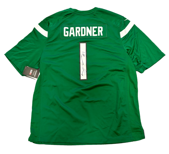 New York Jets Ahmad Sauce Gardner Signed Nike Game Licensed Jersey - BAS COA