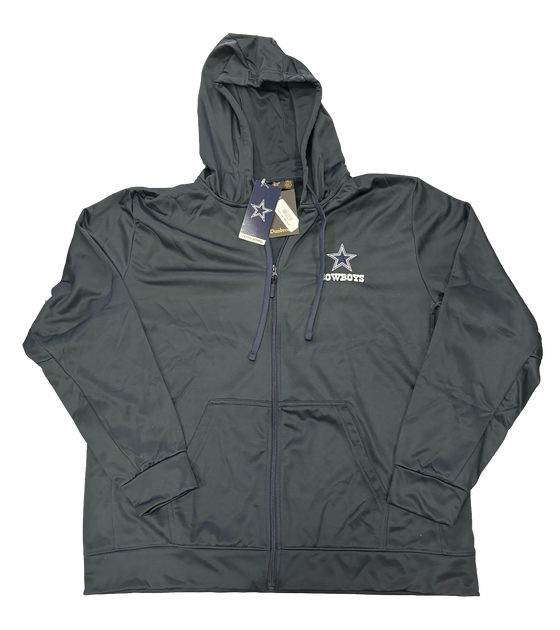 Dallas Cowboys Dunbrooke Trophy Fleece Full-Zip Hoodie Jacket - Navy (M-3XL)