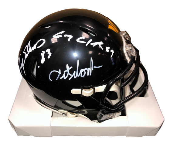 Washington Commanders Art Monk, Gary Clark, Ricky Sanders Posse Signed Auto Alt Mini Helmet - JSA W COA - 757 Sports Collectibles