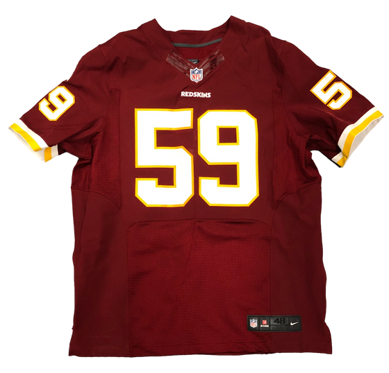 Washington Redskins London Fletcher Nike Elite Sewn Jersey - Size 48 - XL - Worn Once - 757 Sports Collectibles