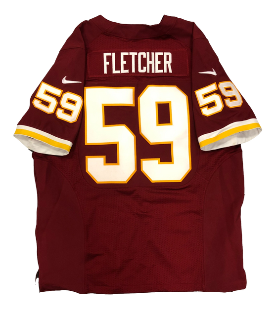 Washington Redskins London Fletcher Nike Elite Sewn Jersey - Size 48 - XL - Worn Once - 757 Sports Collectibles