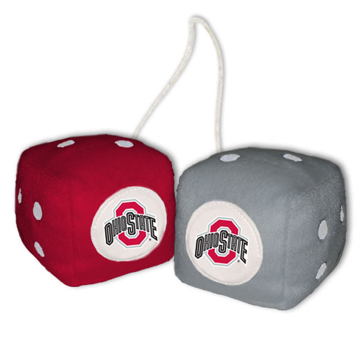 Ohio State Buckeyes Fuzzy Dice