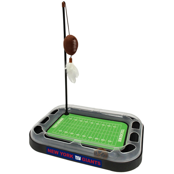 New York Giants Football Field Cat Scratcher Toy