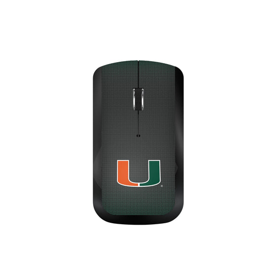 Miami Hurricanes Linen Wireless Mouse-0