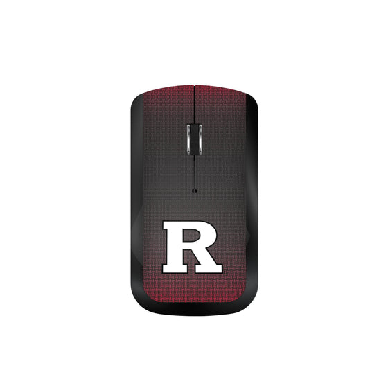 Rutgers Scarlet Knights Linen Wireless Mouse-0