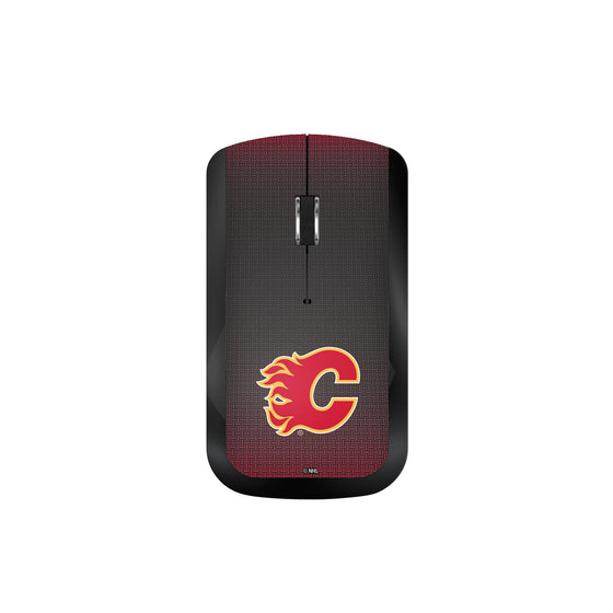 Calgary Flames Linen Wireless Mouse-0