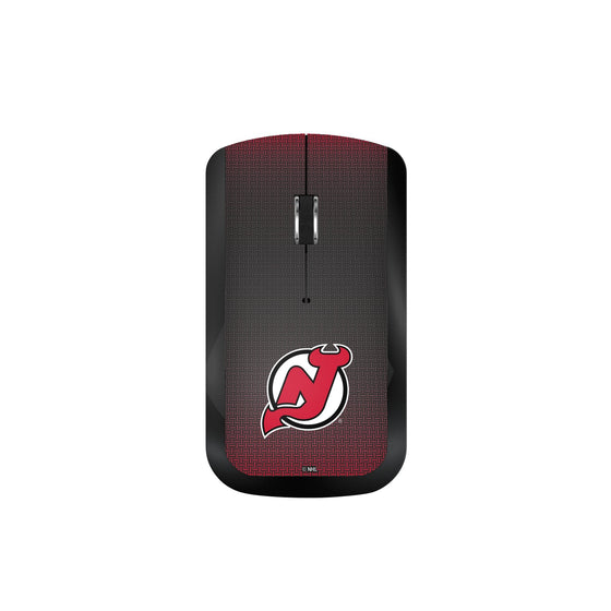 New Jersey Devils Linen Wireless Mouse-0