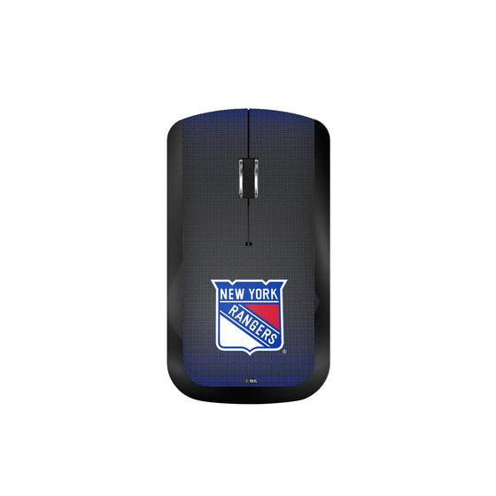 New York Rangers Linen Wireless Mouse-0
