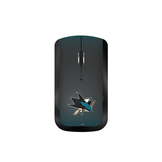 San Jose Sharks Linen Wireless Mouse-0