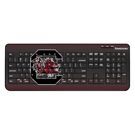 South Carolina Gamecocks Linen Wireless USB Keyboard-0