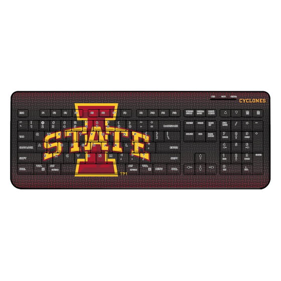 Iowa State Cyclones Linen Wireless USB Keyboard-0