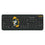 Green Bay Packers Historic Collection Linen Wireless USB Keyboard-0