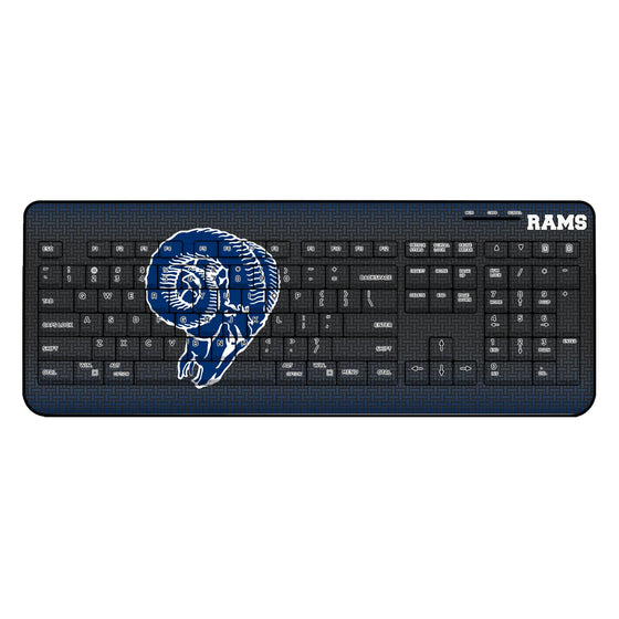 Los Angeles Rams Historic Collection Linen Wireless USB Keyboard-0