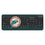 Miami Dolphins 1966-1973 Historic Collection Linen Wireless USB Keyboard-0