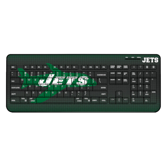 New York Jets 1963 Historic Collection Linen Wireless USB Keyboard-0