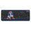 New England Patriots Historic Collection Linen Wireless USB Keyboard-0