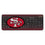 San Francisco 49ers Historic Collection Linen Wireless USB Keyboard-0