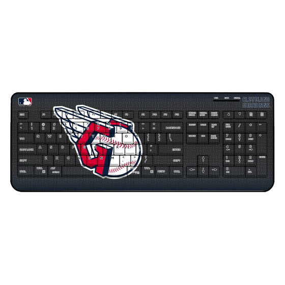 Cleveland Guardians Linen Wireless USB Keyboard-0