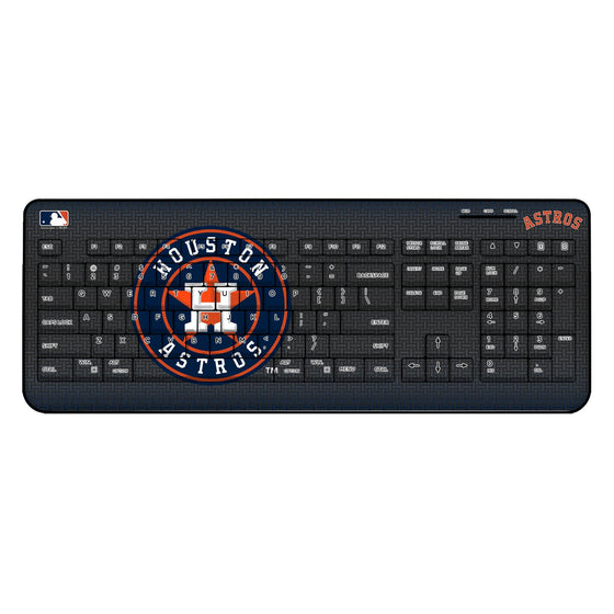 Houston Astros Linen Wireless USB Keyboard-0