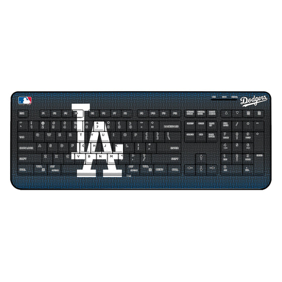 LA Dodgers Linen Wireless USB Keyboard-0