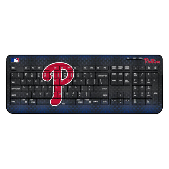 Philadelphia Phillies Linen Wireless USB Keyboard-0