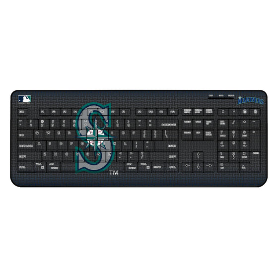 Seattle Mariners Linen Wireless USB Keyboard-0