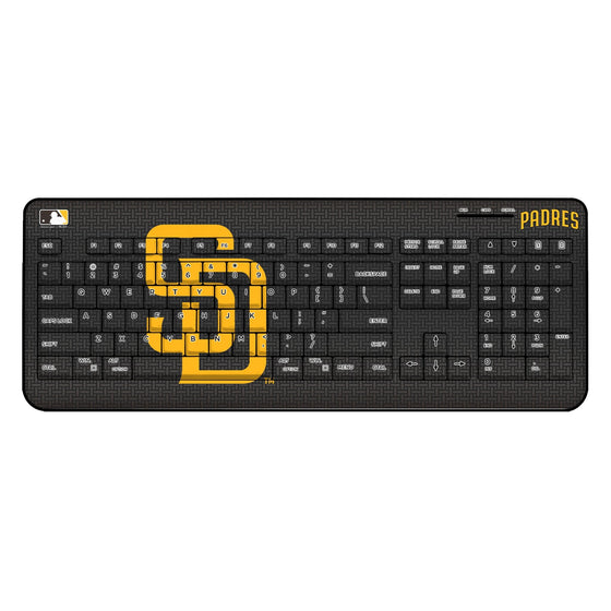 San Diego Padres Linen Wireless USB Keyboard-0