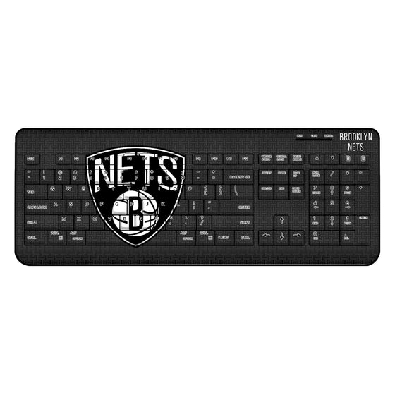 Brooklyn Nets Linen Wireless USB Keyboard-0